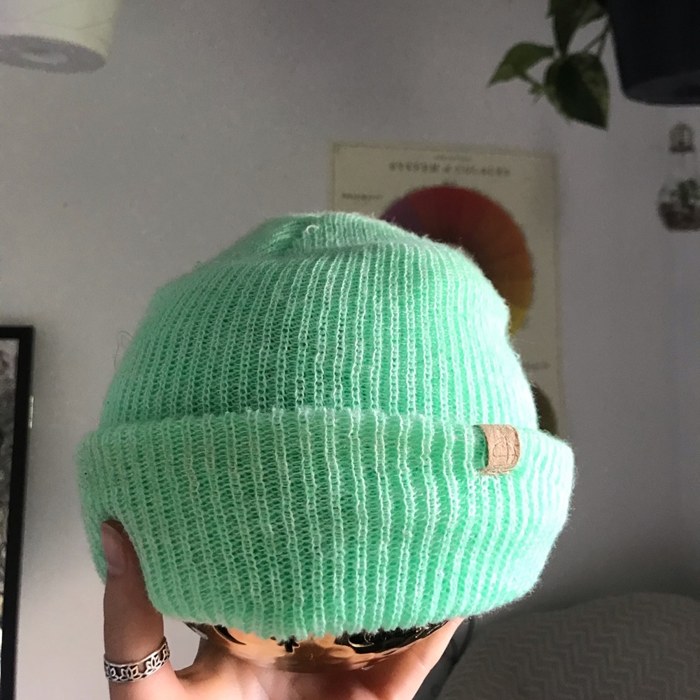 Teal beanie